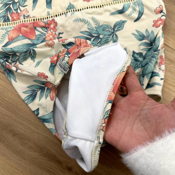 Rhythm. Yellow Floral One Piece Swimsuit Size Medium - Picture 4 of 4